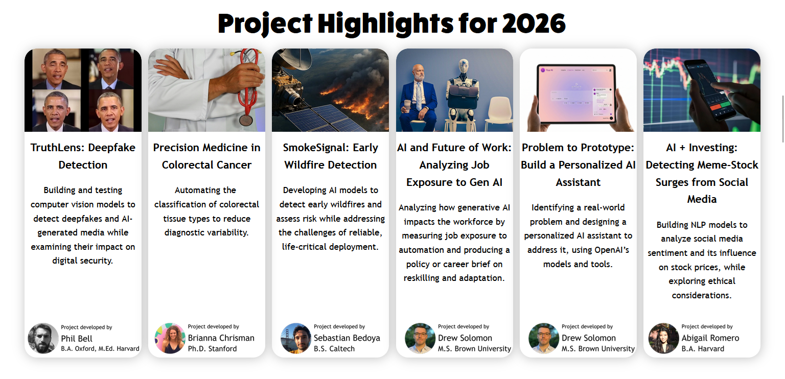 Một số dự án AI for Social Good tiêu biểu Inspirit AI Scholars