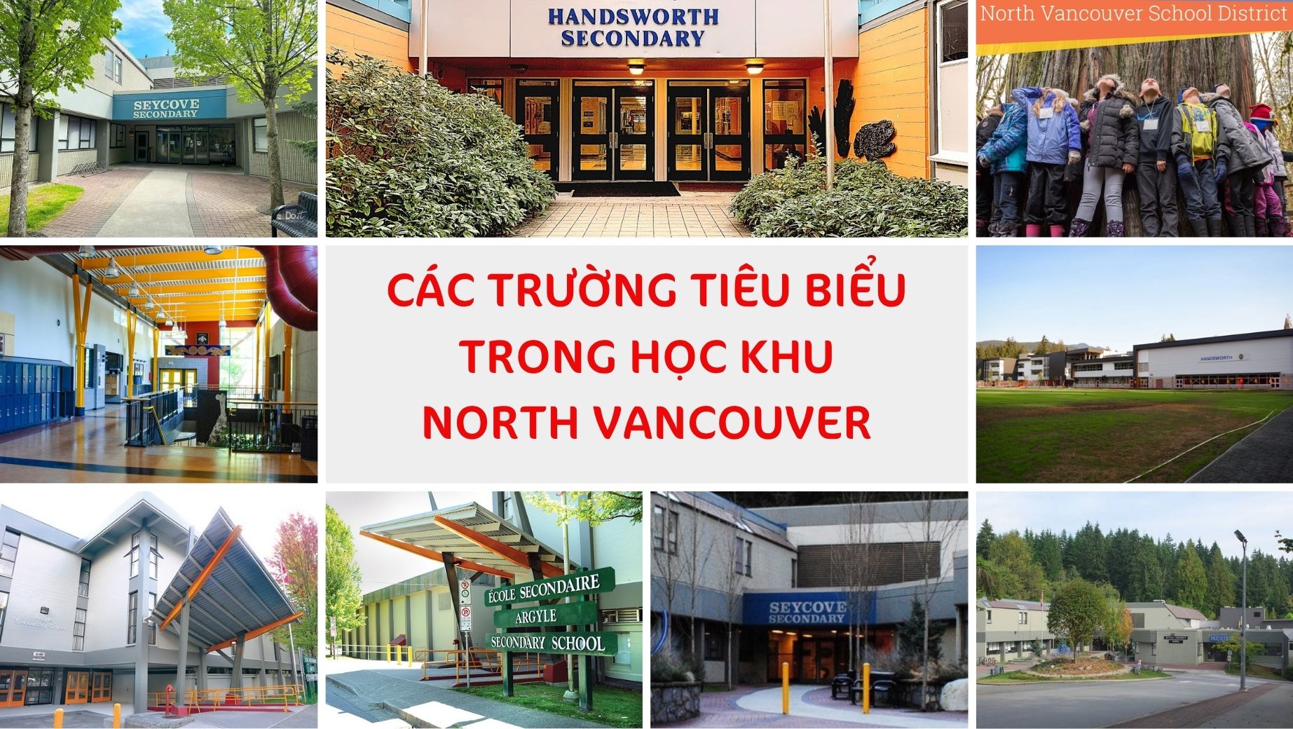 Các trường tiêu biểu trong học khu North Vancouver