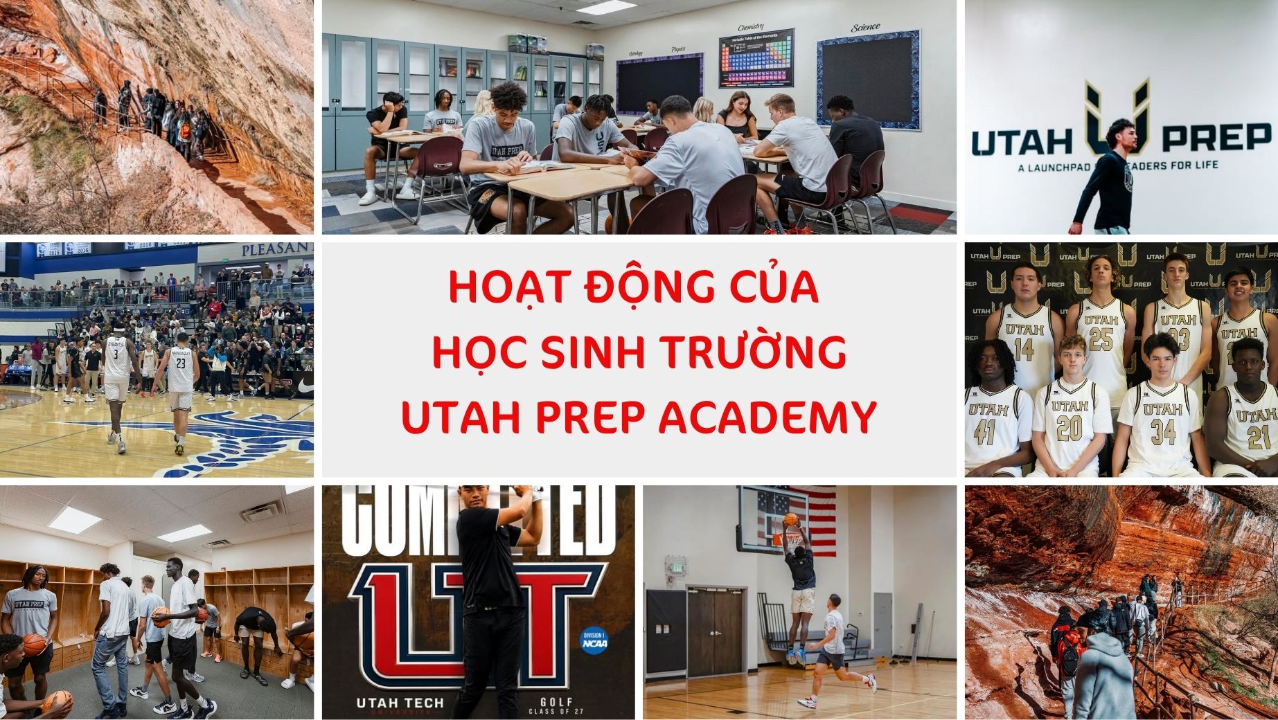 Hoạt động của học sinh trường UTAH PREP ACADEMY