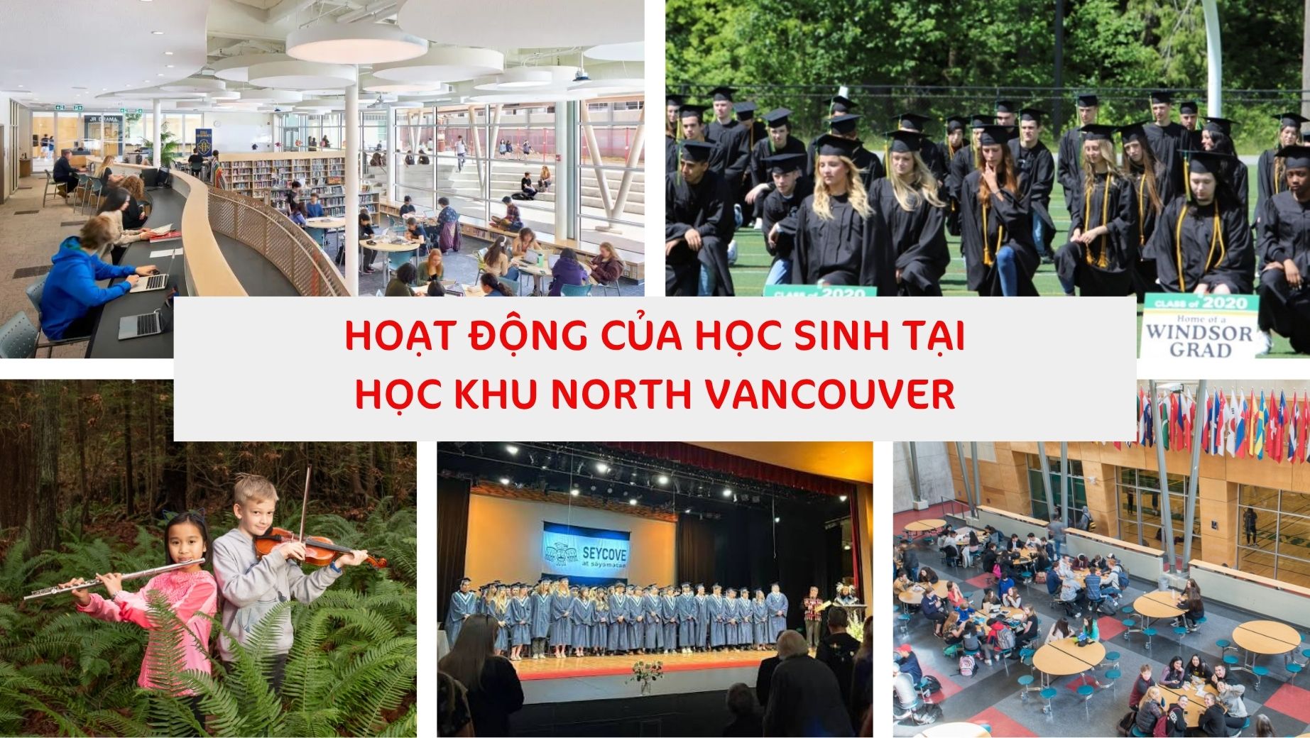 Hoạt động của học sinh ở học khu North Vancouver