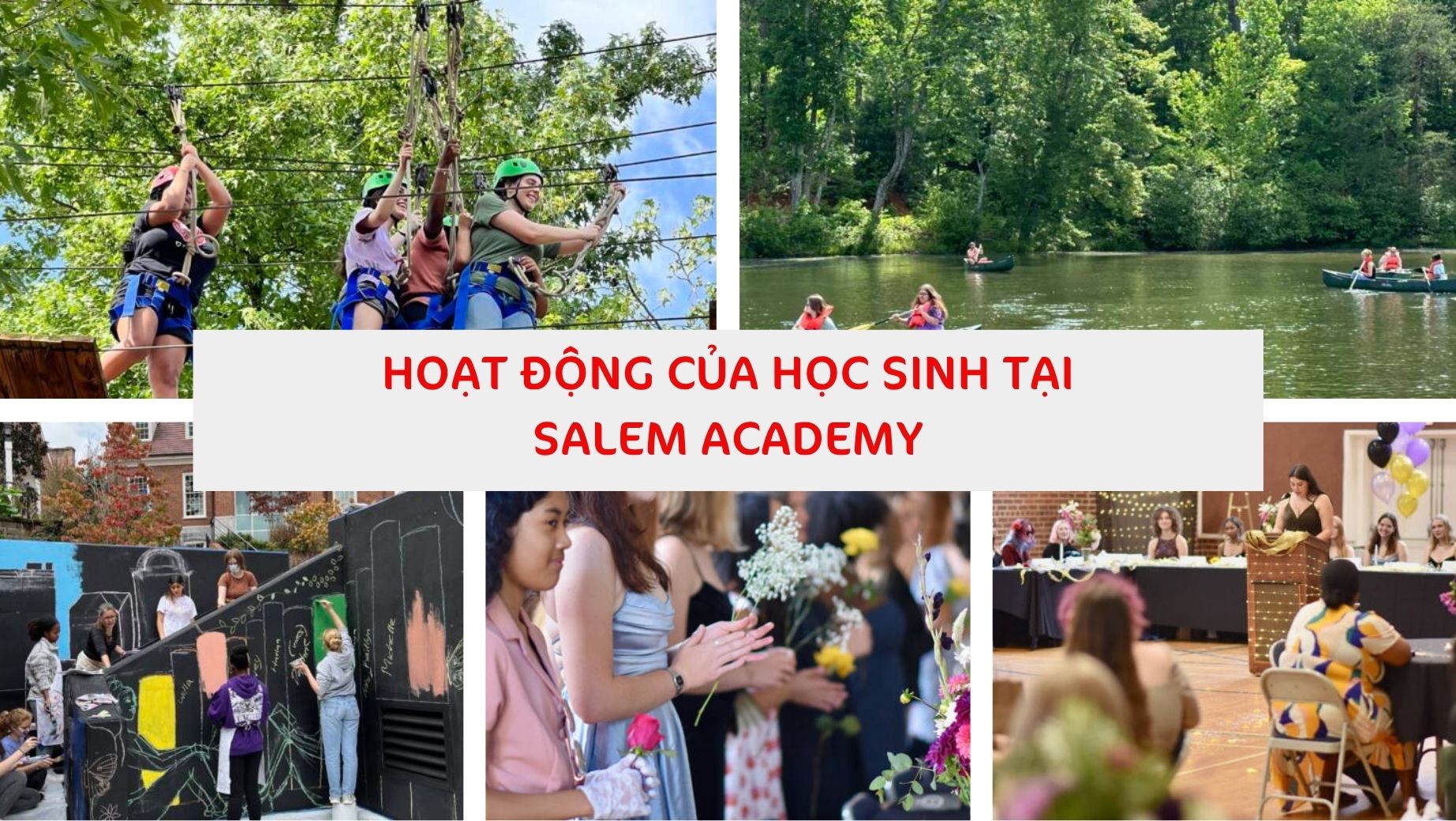 Hoạt động của nữ sinh tại SALEM ACADEMY