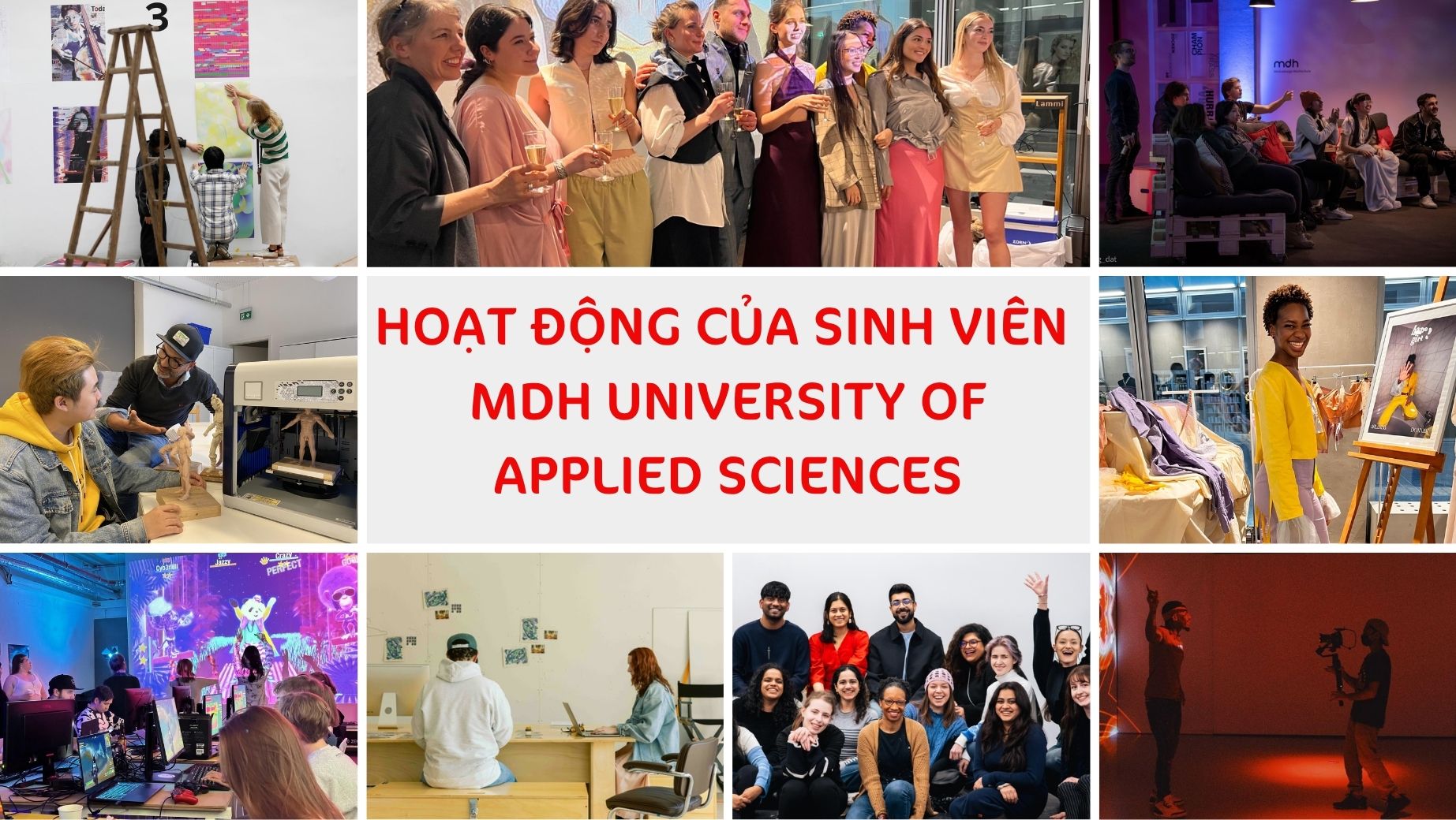 Hoạt động của sinh viên trường MDH University of Applied Sciences
