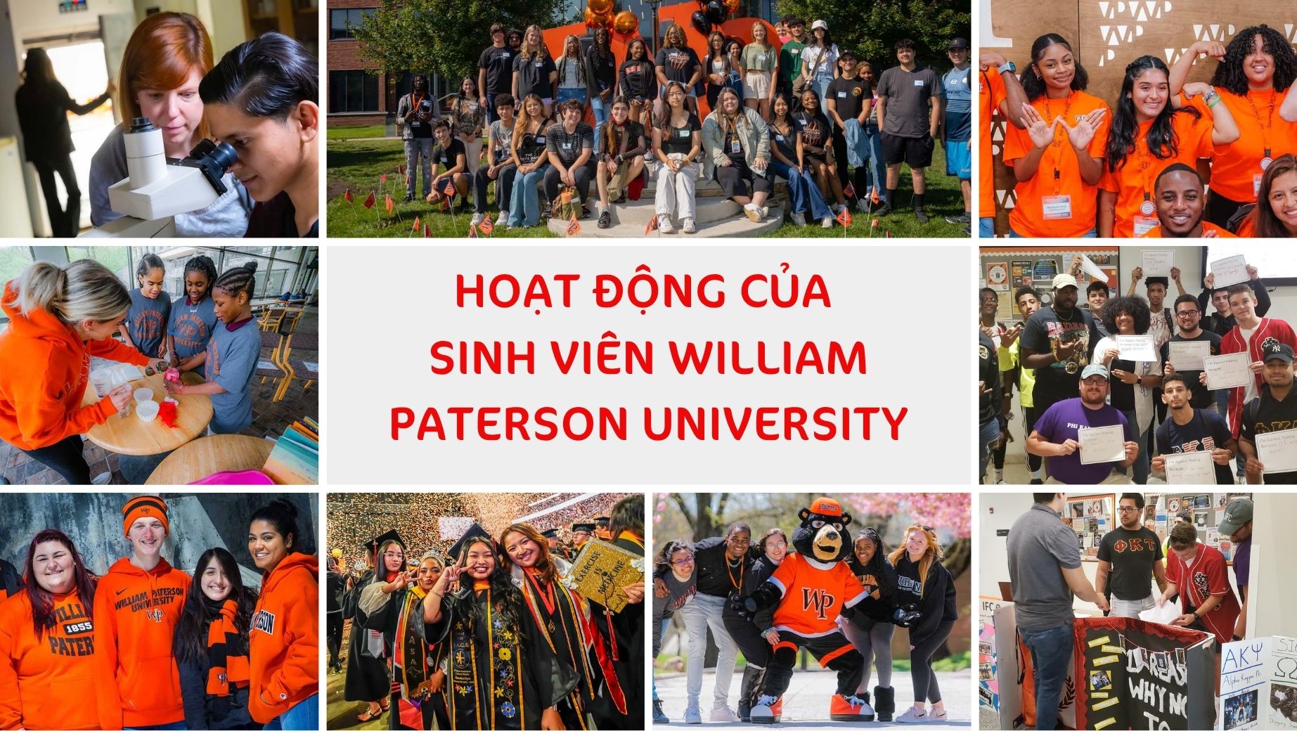 Hoạt động của sinh viên trường William Paterson University