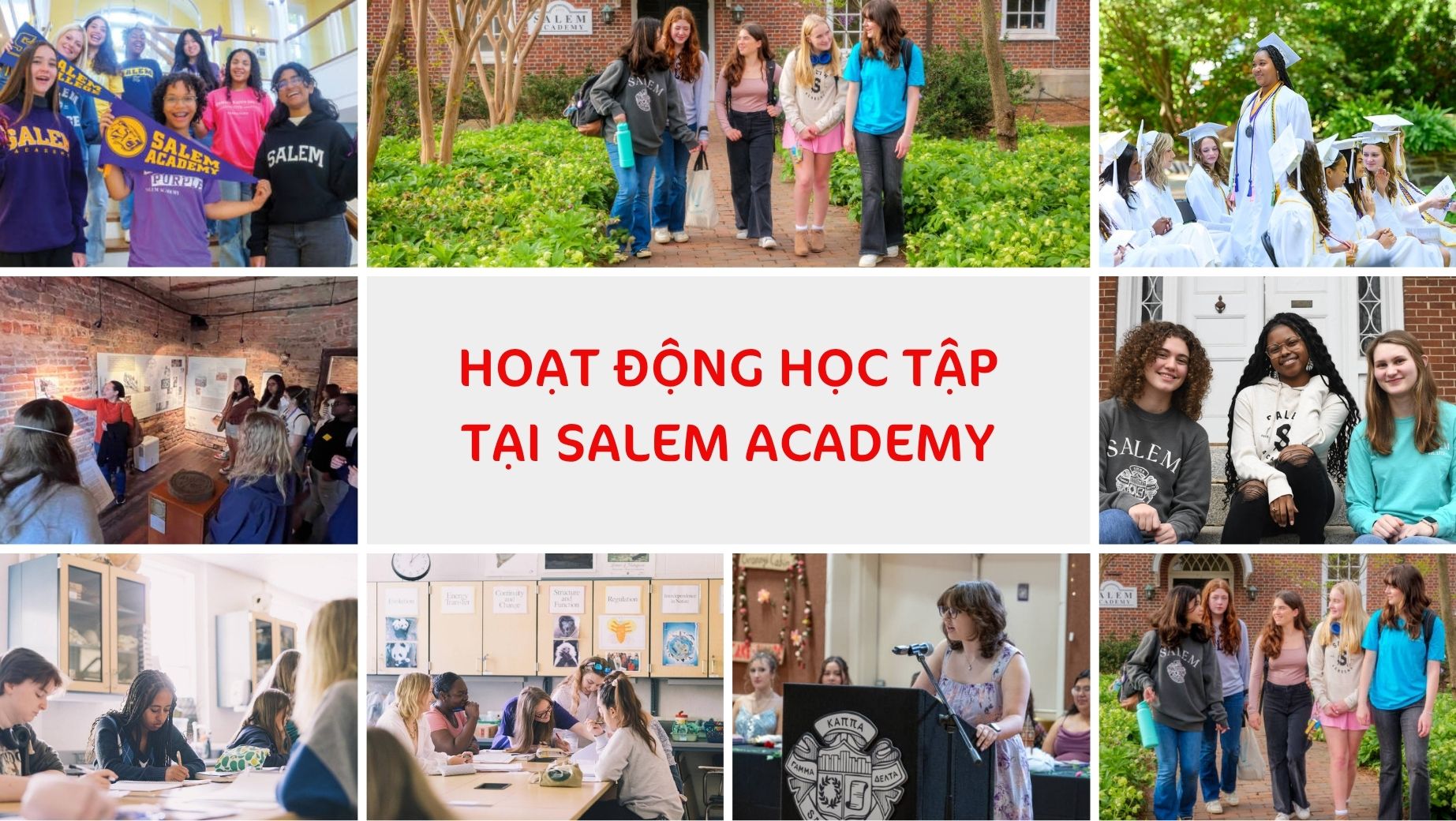Hoạt động học tập của học sinh tại SALEM ACADEMY