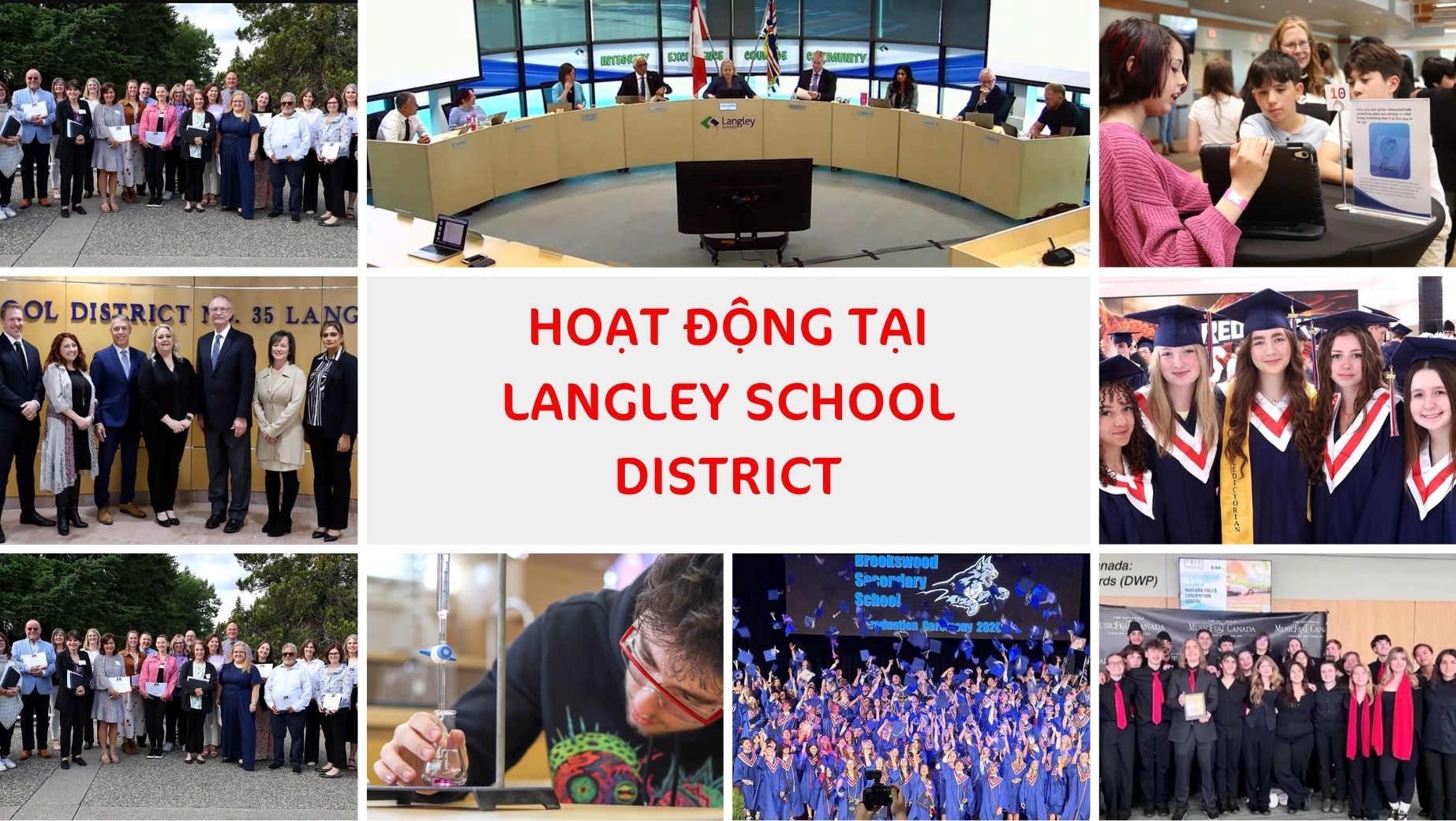 Hoạt động tại Langley School District