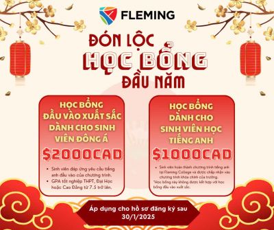 CƠ HỘI HỌC BỔNG ĐẦU VÀO DÀNH CHO SINH VIÊN QUỐC TẾ ĐẾN TỪ FLEMING COLLEGE – TRƯỜNG CAO ĐẲNG HÀNG ĐẦU CANADA VỀ ĐÀO TẠO CÁC CHUYÊN NGÀNH SỨC KHỎE